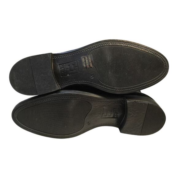 Emmanuel Crasto Black Suede Leather Ankle Boots Classic Chelsea Style Pull On - Picture 7 of 9